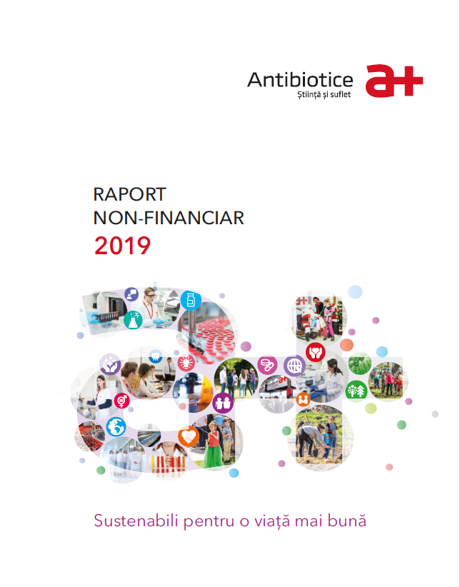 Sub conceptul „Sustenabili pentru o viata mai buna„, compania Antibiotice face public in luna octombrie 2020 cel de-al treilea raport non-financiar, aferent perioadei 1ianuarie-31 decembrie 2019. RNF_2019 se gaseste aici