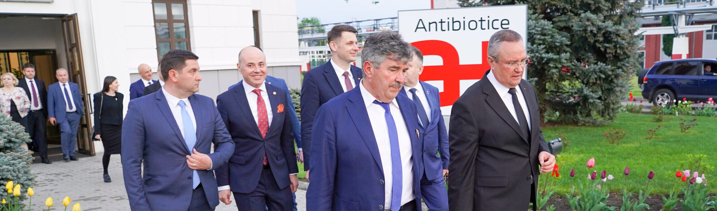 Vizita premierului României la Antibiotice Iași